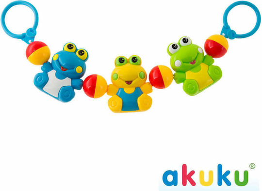 Akuku Αλυσίδα Κούνιας και Καροτσιού Happy Frog για 3+ Μηνών