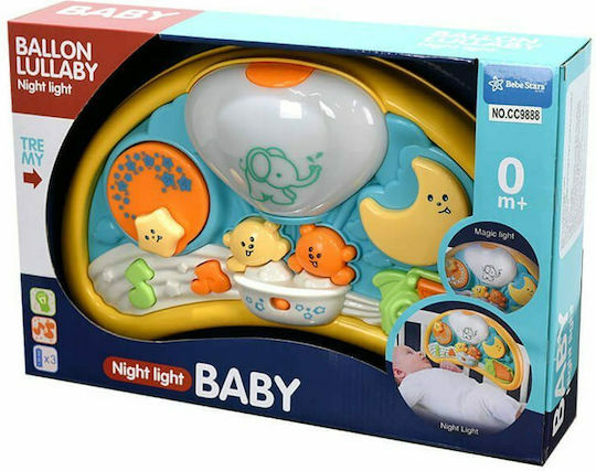 Bebe Stars Pendant Toy for Car with Music Balloon Lullaby for 0++ Months