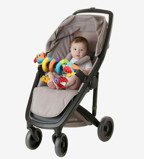 Playgro Spiral Toy for Crib and Stroller with Teether Who is in the Tree Twirly Whirly for 0++ Months