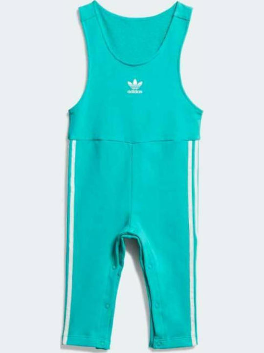 adidas Παιδικό Σετ με Παντελόνι Τιρκουάζ 2τμχ