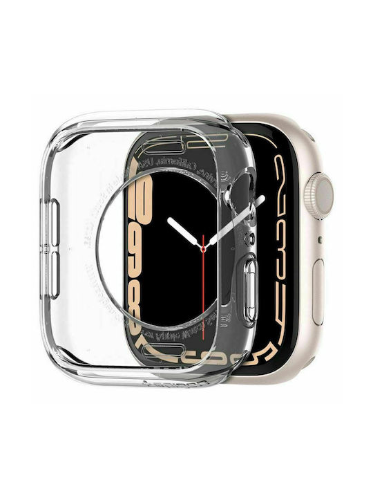 Spigen Liquid Crystal Силиконов Калъф Crystal Clear за Apple Watch 41 мм