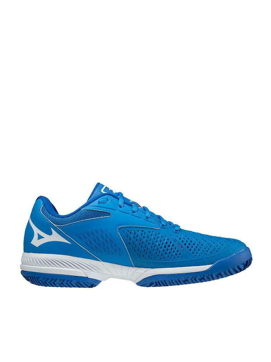 Mizuno Wave Exceed Tour 4 Tennisschuhe Tongelände Blau Mizuno Wave Exceed Tour 4 Tennisschuhe Tongelände Blau