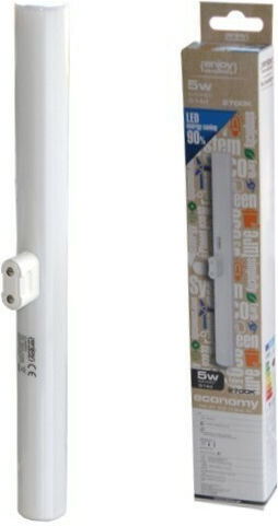 Elvhx Λάμπα LED 5W 300mm για Ντουί S14d και Σχήμα Linestra Θερμό Λευκό 300lm