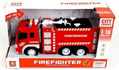 Group Operation Πυροσβεστικό Όχημα με Ήχο & Φως Car 1:16 Fire Truck for 3++ Years WY350A