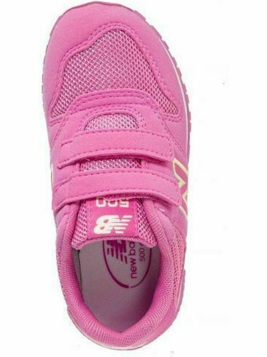 500 Kids Sneakers with Scratch Fuchsia