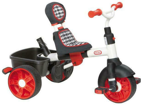 Little Tikes Convertible Kids Tricycle with Parental Handle for 9 Months Black