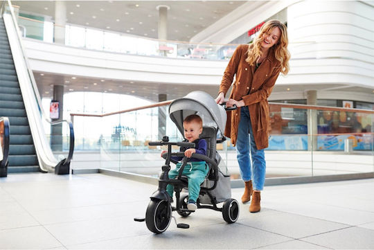 Kinderkraft Jazz Klappbares & Wandelbares 4 in 1 für 9 Monate Grau