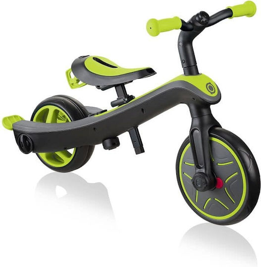Globber Explorer Convertible Kids Tricycle with Parental Handle for 10 Months Green