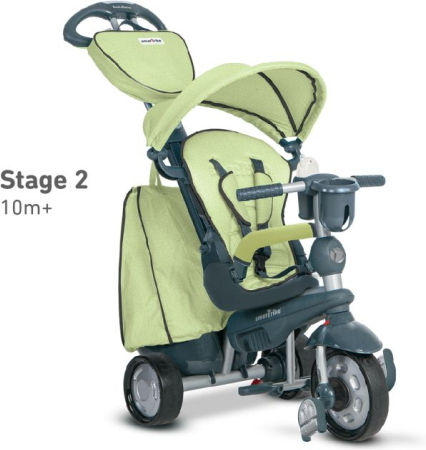Smart Trike Explorer Μετατρεπόμενο με Χειρολαβή Γονέα για 10 Μηνών Πράσινο