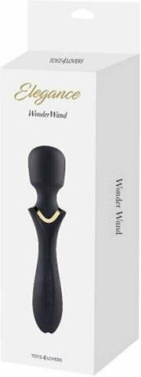 Toyz4lovers Elegance Δονητής Μασάζ Wonder Wand Massager 22.5cm Black