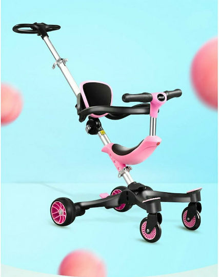 Fiko Klappbares und Wandelbares Kinderdreirad Für 15 Monate Rosa
