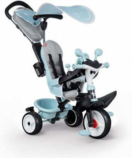 Smoby Baby Driver Plus Foldable and Convertible for 10 Months Blue