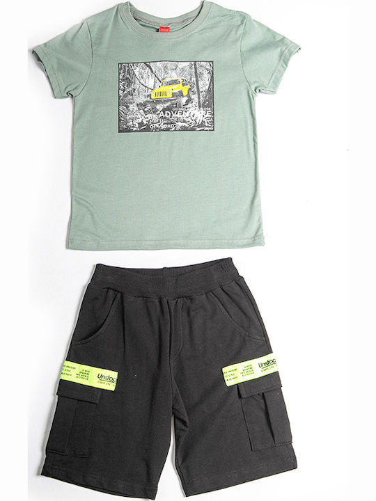 Set pentru copii cu șorturi Vară 2buc Kaki Adventure