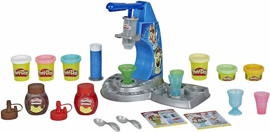 Hasbro Play-Doh Plasticine - Game Kitchen Creations Drizzy Ice Cream for 3+ Years, 6pcs