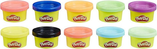 Hasbro Play-Doh 10 Теста За Моделиране Пластелини Play-Doh За 2+ Години Многоцветни E24