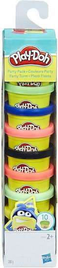 Hasbro Play-Doh 10 Теста За Моделиране Пластелини Play-Doh За 2+ Години Многоцветни E24