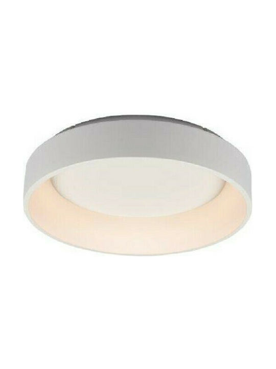 Aca Modern Metal Ceiling Light with Integrated LED 45pcs White