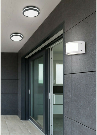 Trio Lighting Rund Draußen LED Panel 12W mit Warmes Weiß Licht 3000K