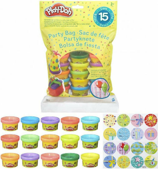 Hasbro Play-Doh 15 Πλαστοζυμαράκια Πλαστελίνης Party Bag για 2+ Ετών Party Bag