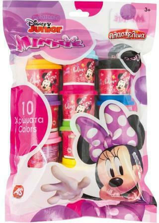 AS 10 Πλαστοζυμαράκια Πλαστελίνης Minnie για 3+ Ετών