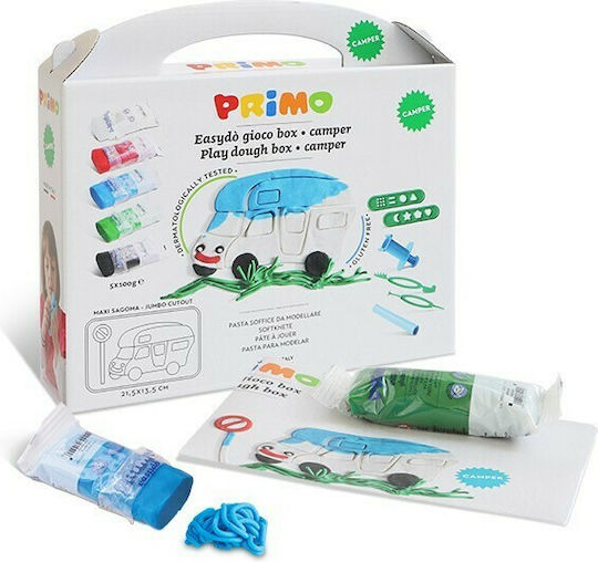 Primo Knete Spiel-Set Tasche Wohnwagen für 3+ Alter