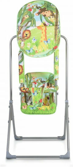 Cangaroo Metal Foldable with Protector Swing Set with Stand Funny 65x65cm for 6+ months Green