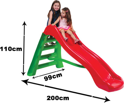 Starplay Тобоган 119x97x198см. за 3+ години Години Червена Green