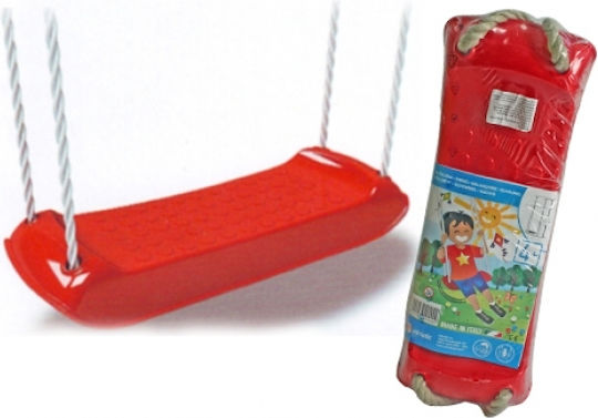 Adriatic Leagăn Atârnare Din Plastic 47x47cm Pentru 3+ Ani Roșie