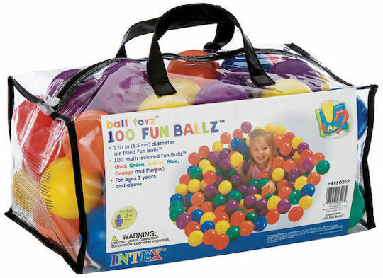 Intex 100 Fun Ballz Kinderball Fußball Bunt
