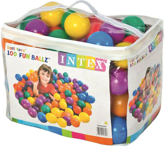 Intex 100 Fun Ballz Kinderball Fußball Bunt