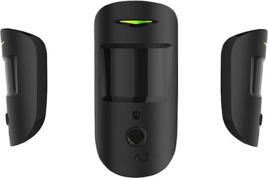Ajax Systems MotionCam PET Senzor Mișcare Wireless RF Infraroșu Unghi De Detectare 80° Rază De Acțiune 12m