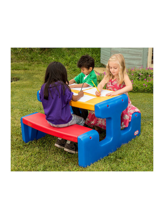 Primary Σετ Παιδικό Τραπέζι με Καρέκλες Κόκκινο Little Tikes