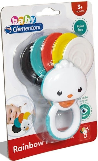Baby Clementoni Κουδουνίστρα Peackock για 6+ Μηνών