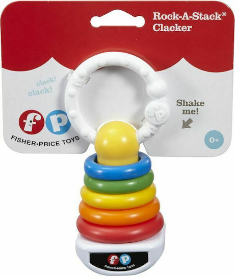 Fisher Price Rassel Rock-A-Stack Clacker für 0++ Monate