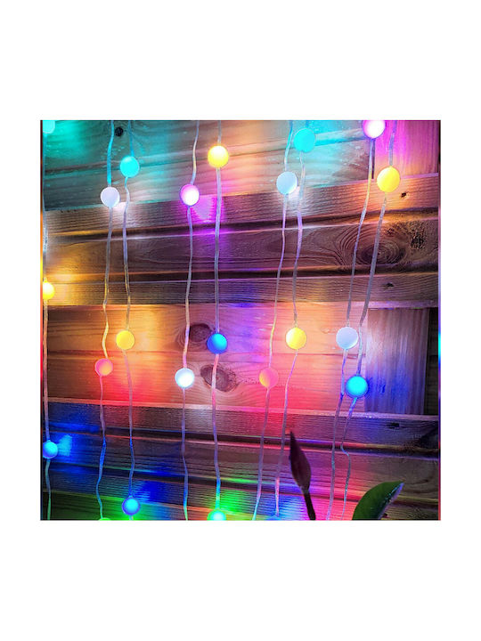 Ksix Στεγανή Γιρλάντα Φωτισμού LED IP65 10m RGB