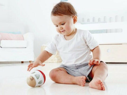 Hape Early Explorer Ξύλινη Κουδουνίστρα για 6+ Μηνών