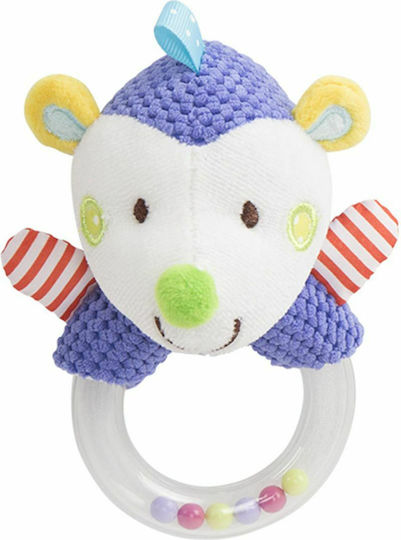 Kikka Boo Plastic Rattle Hedgehog Κουδουνίστρα για Νεογέννητα