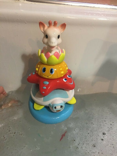 Sophie La Girafe Splash & Surf Pyramid Παιχνίδι Μπάνιου για 10+ Μηνών