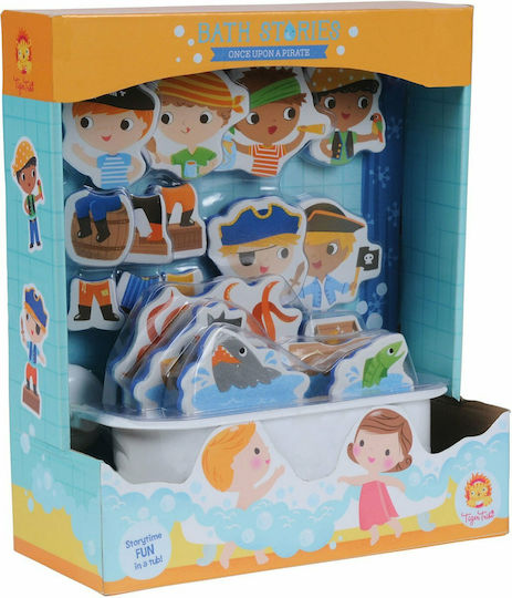 Tiger Tribe Bath Stories Once Upon a Pirate Bath Toy for 36++ Months