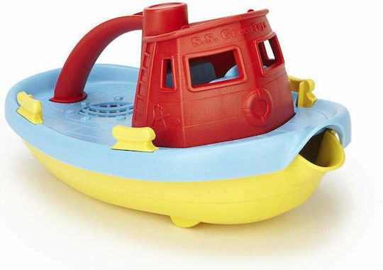 Green Toys Βαρκούλα Μπάνιου Κόκκινη για 6+ Μηνών