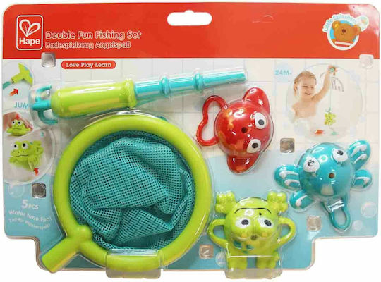 Hape Double Fun Fishing Set Παιχνίδι Ψαρέματος για 24+ Μηνών