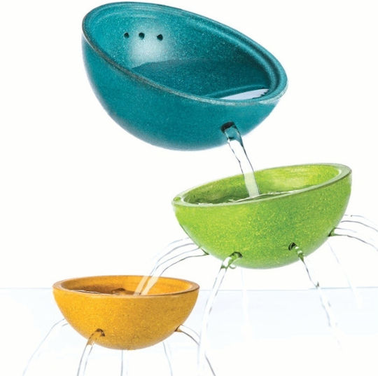 Plan Toys Fountain Bowl Set Παιχνίδι Μπάνιου για 12+ Μηνών
