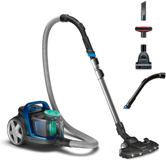 Philips FC9557/09 Vacuum Cleaner 900W Bagless 1.5lt Black / Blue
