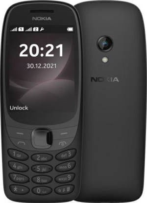 Nokia 6310 2021 Dual SIM Κινητό με Κουμπιά (Αγγλικό Μενού) Black