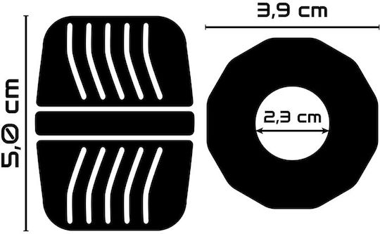 Powering PR11 Super Flexible Resistant Ring 5cm Black