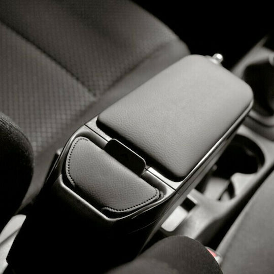 Rati Armster Car PU Armrest for Renault Megane 2016 Black