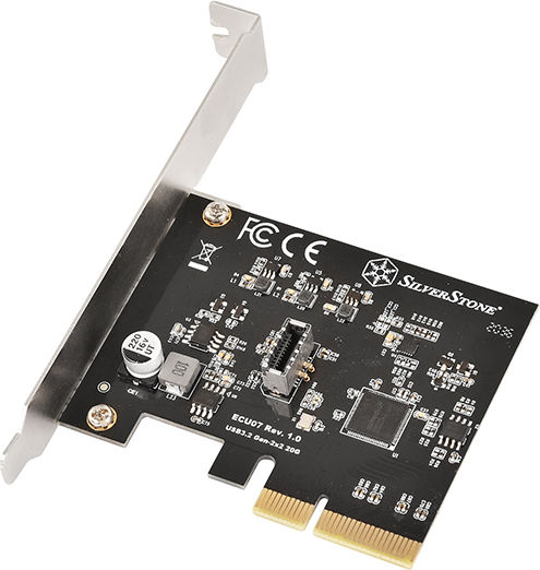 Silverstone PCIe Controller with USB 3.2 Port ECU07