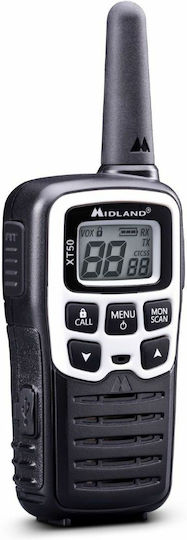 Midland XT50 Adventure Ασύρματος Πομποδέκτης PMR με Μονόχρωμη Οθόνη Σετ 2τμχ