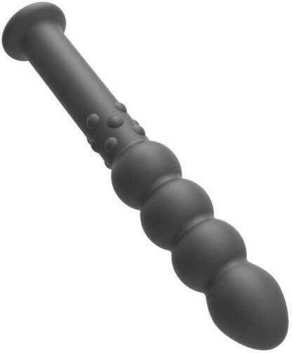 Zenn Bim Bam Line Πρωκτικό Dildo Silicone Double Fun Μαύρο 20cm
