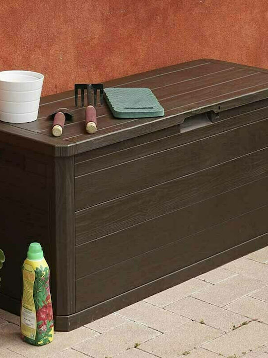 Toomax Outdoor Storage Box Italy 280lt Brown L117xW45xH56cm